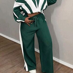 Green and White TrackSuit